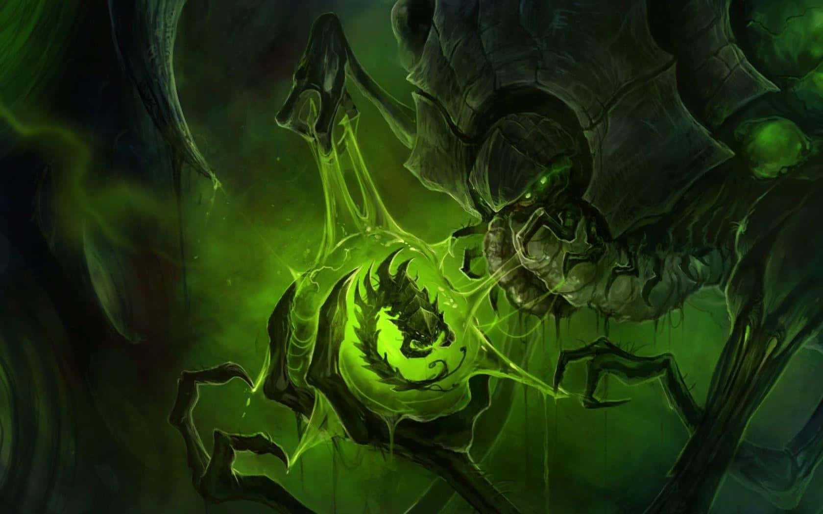 The Heart Of Zerg Background