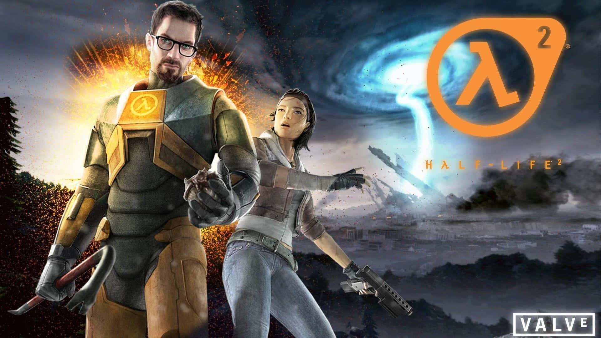 The Heart-pounding Action Of Half Life 2 Background