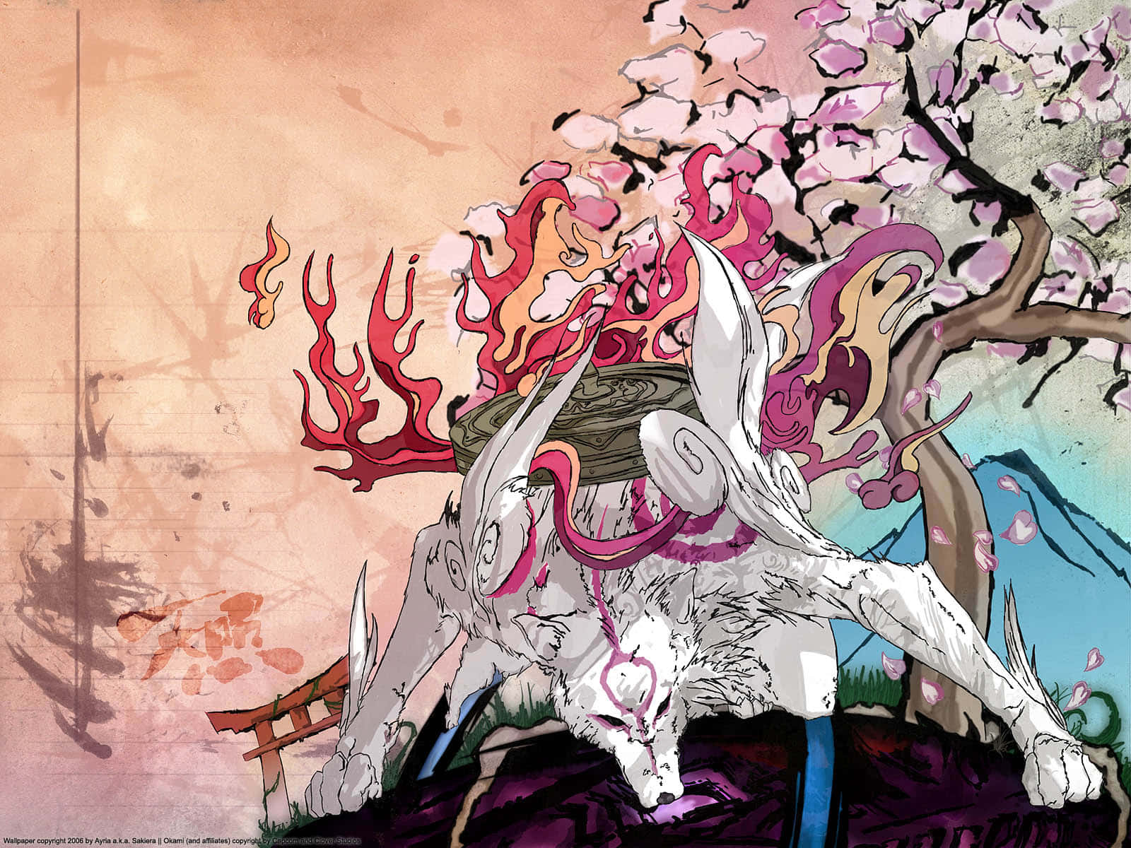 The Heavenly Japanese Landscape Of Okami Hd