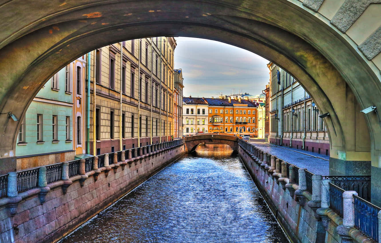 The Hermitage River And Canal Background