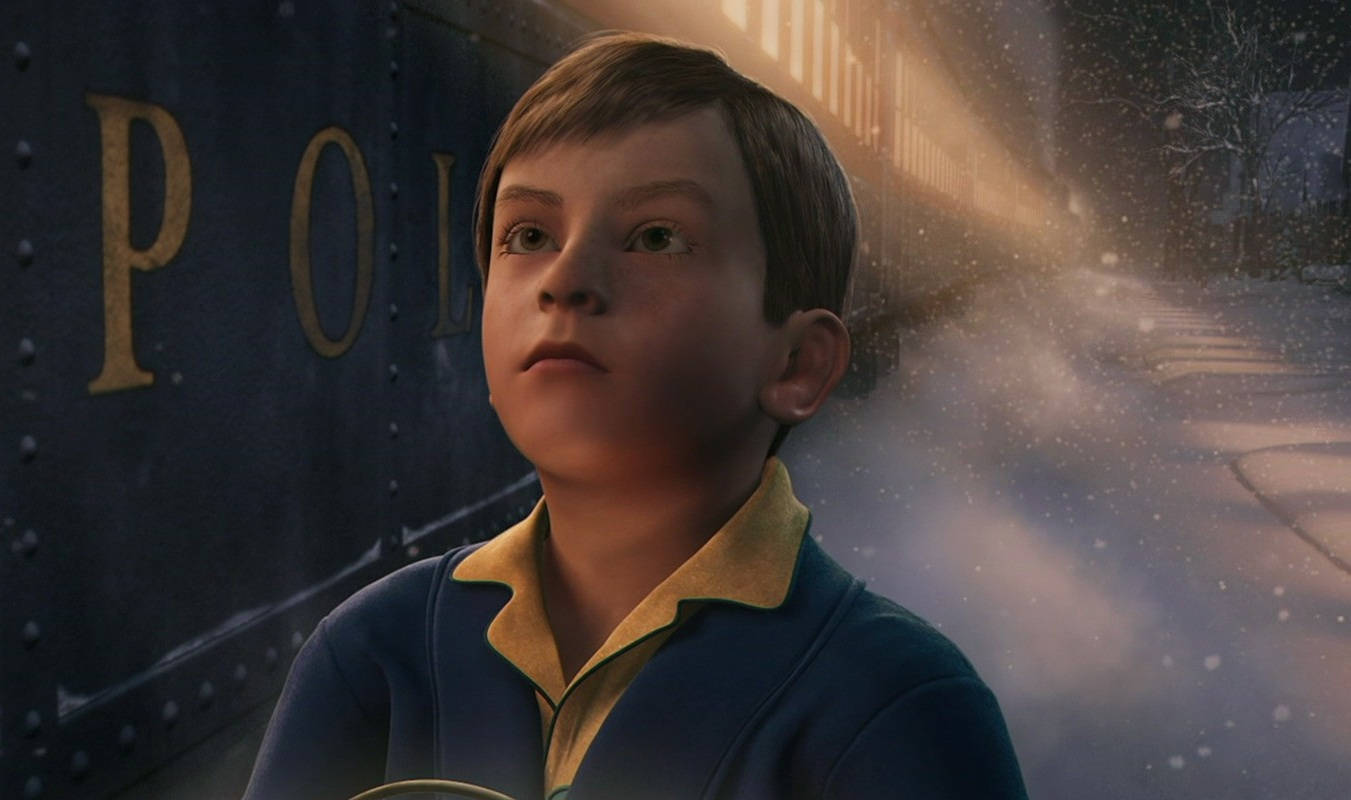 The Hero Boy From The Polar Express Film Background