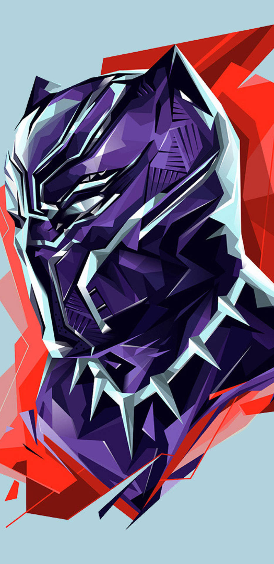 The Heroic Black Panther Of Marvel Universe Background