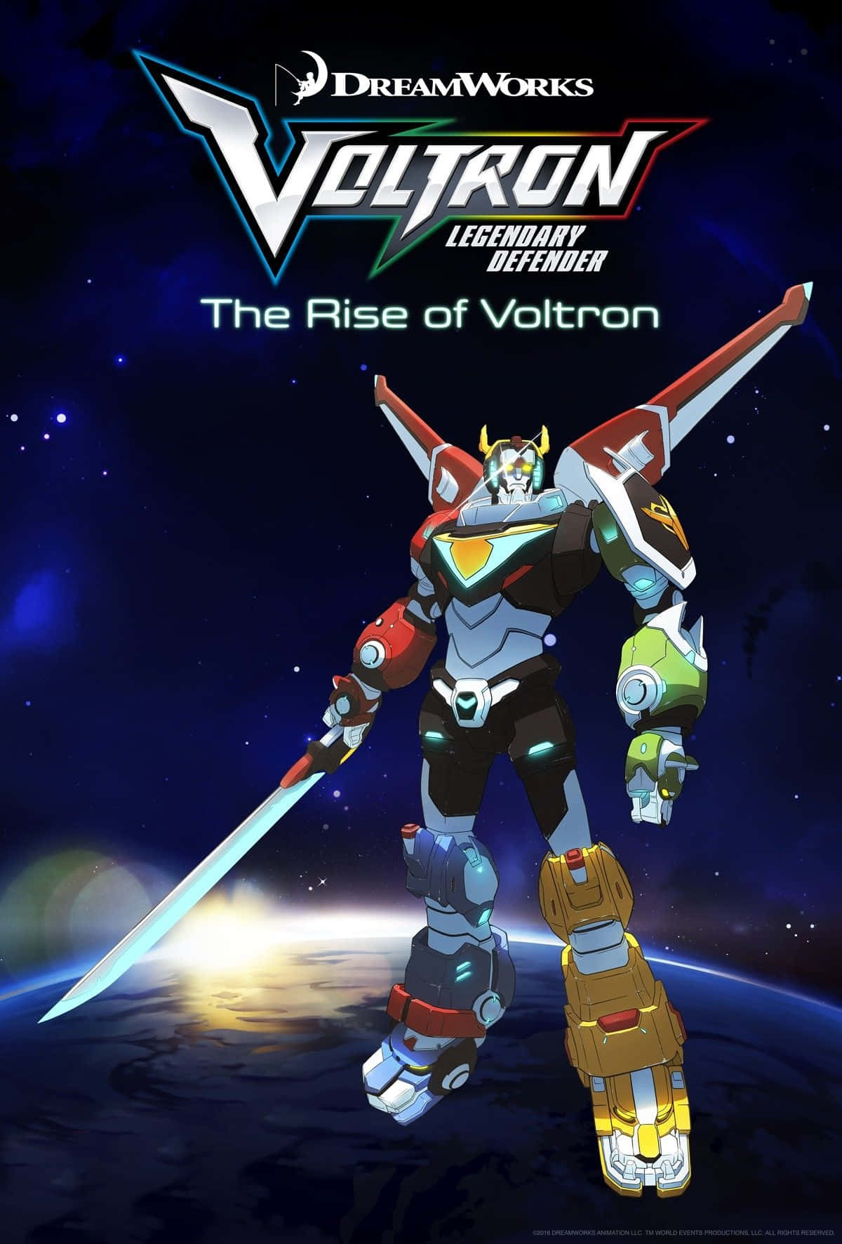 The Heroic Voltron Defends The Universe Background