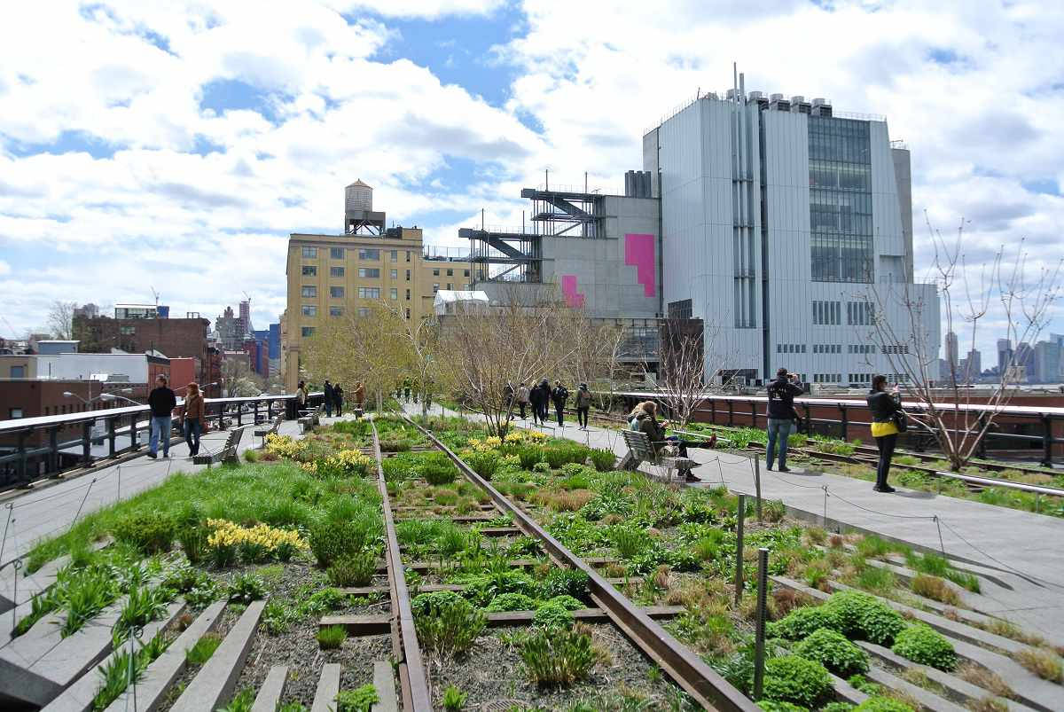 The High Line Cloudy Sky