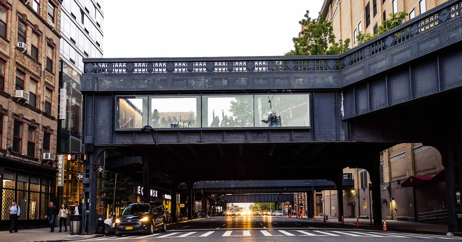 The High Line Road Below Background