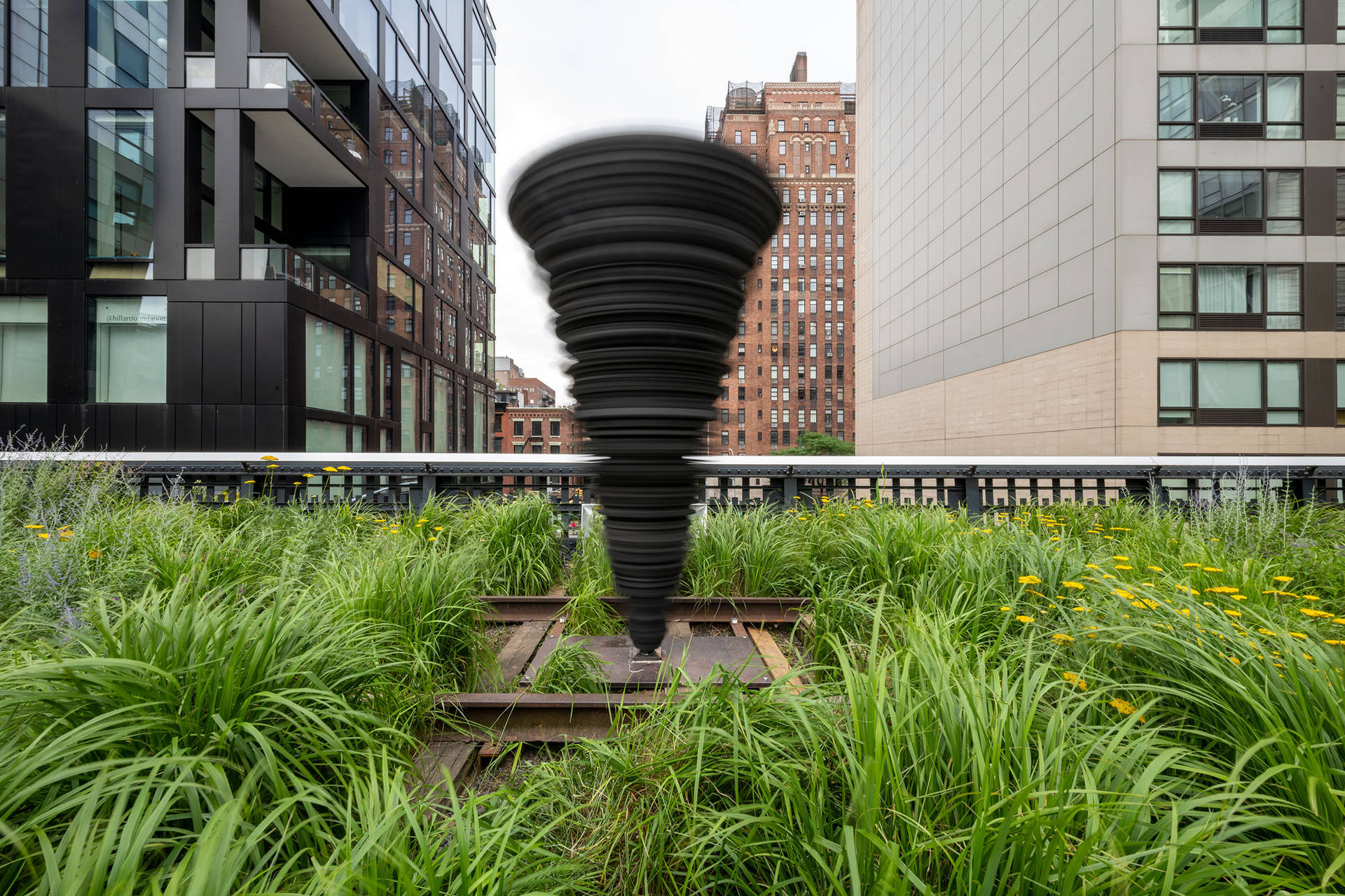 The High Line Windy Sculpture Background