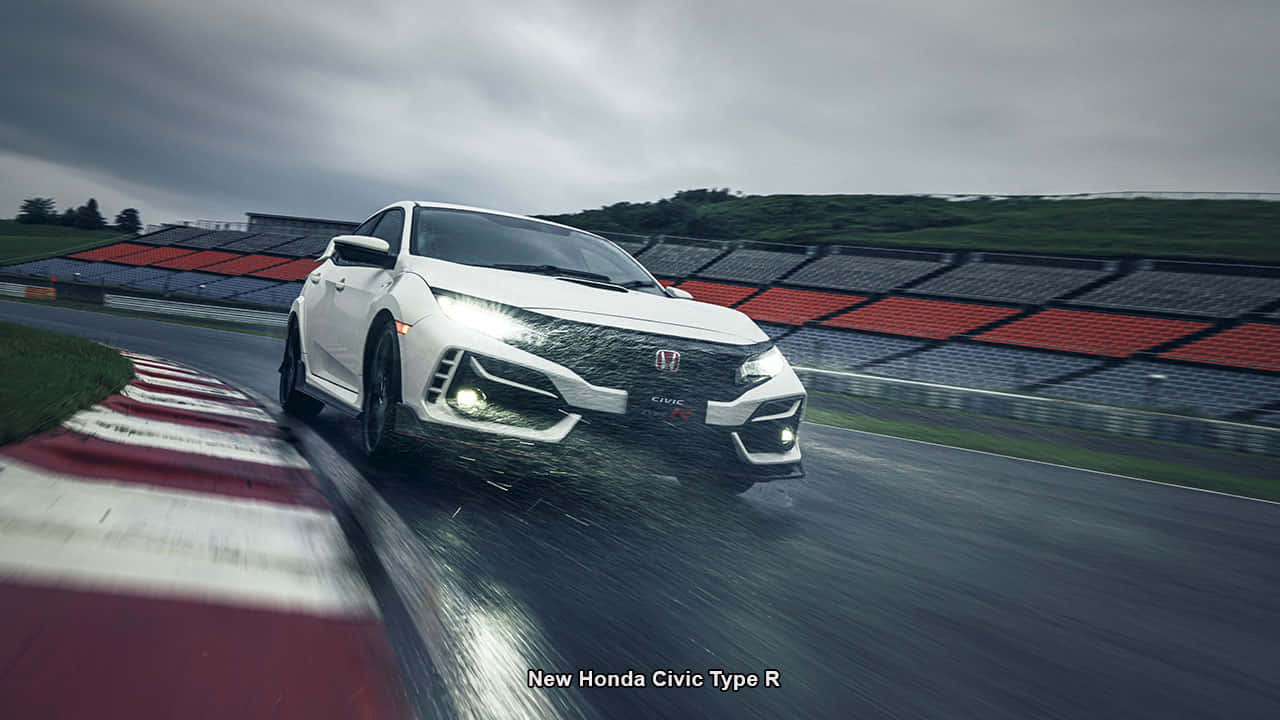 The Highly Desirable Honda Civic Type R Background