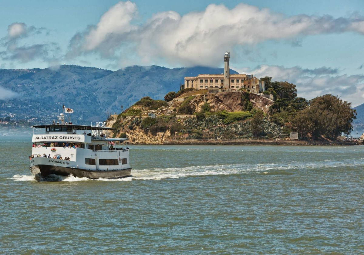 The Historic Alcatraz Island In San Francisco Bay