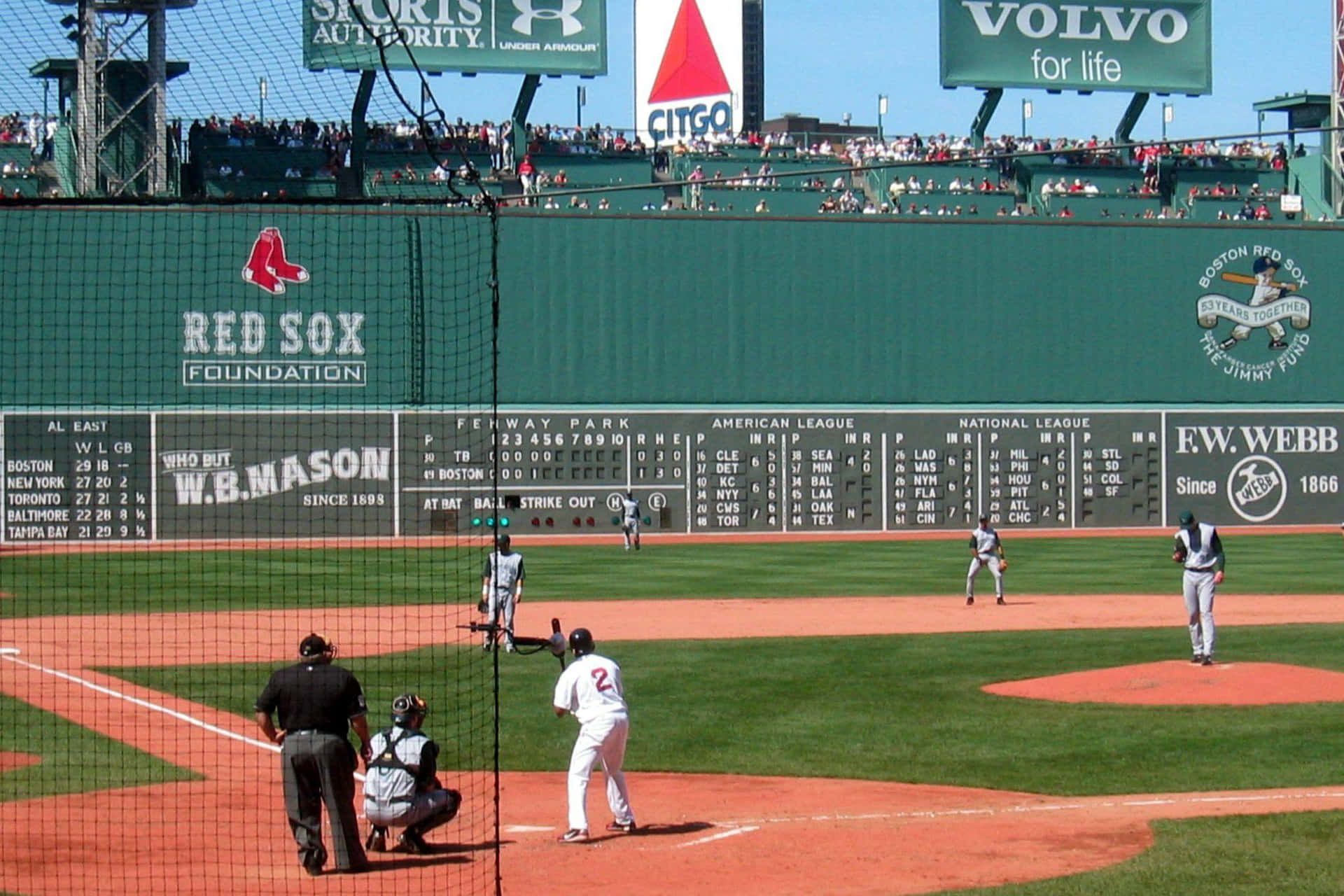 The Historic Home Of The Boston Red Sox - Fenway Park 4k Background