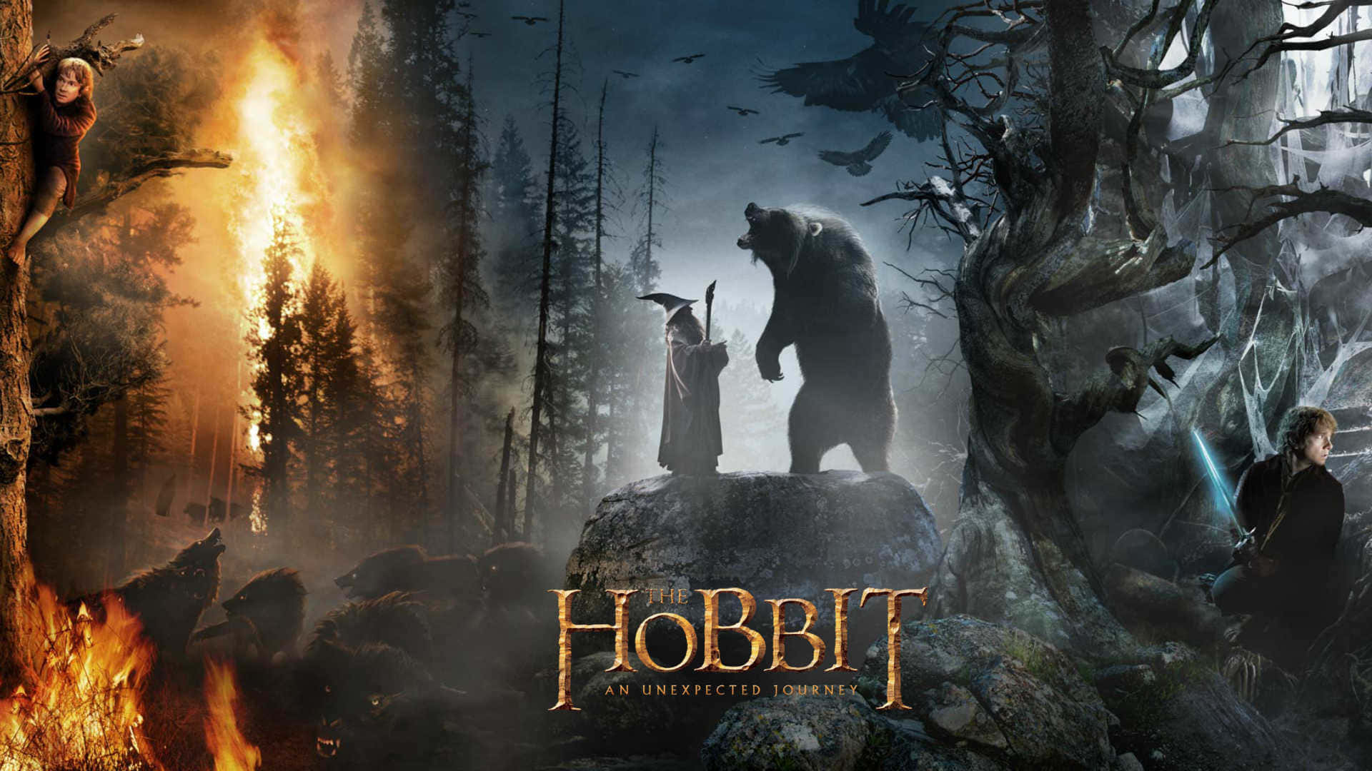 The Hobbit An Unexpected Journey Movie Poster Background
