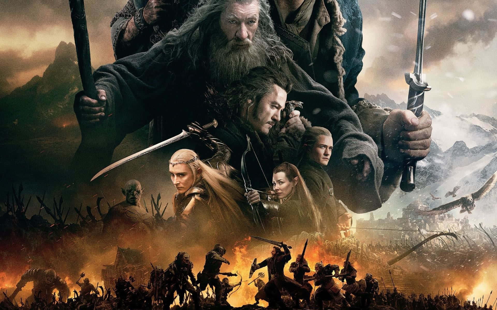 The Hobbit Battle Scene Background