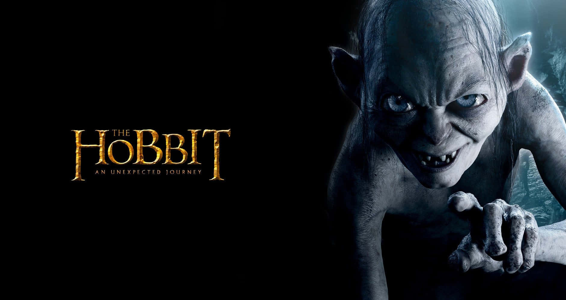 The Hobbit Gollum Promo Art Background