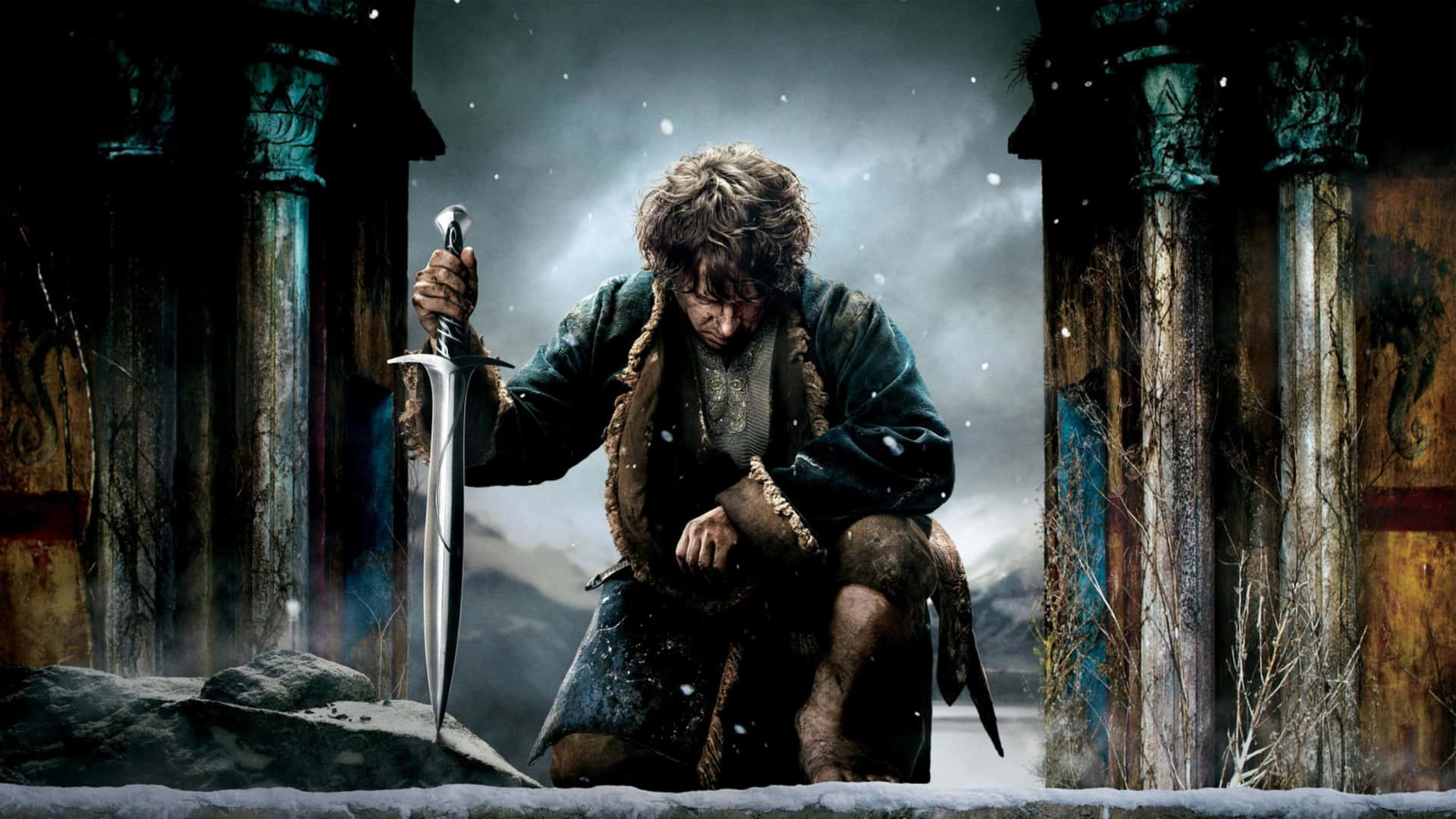 The Hobbit Heroic Pose Background