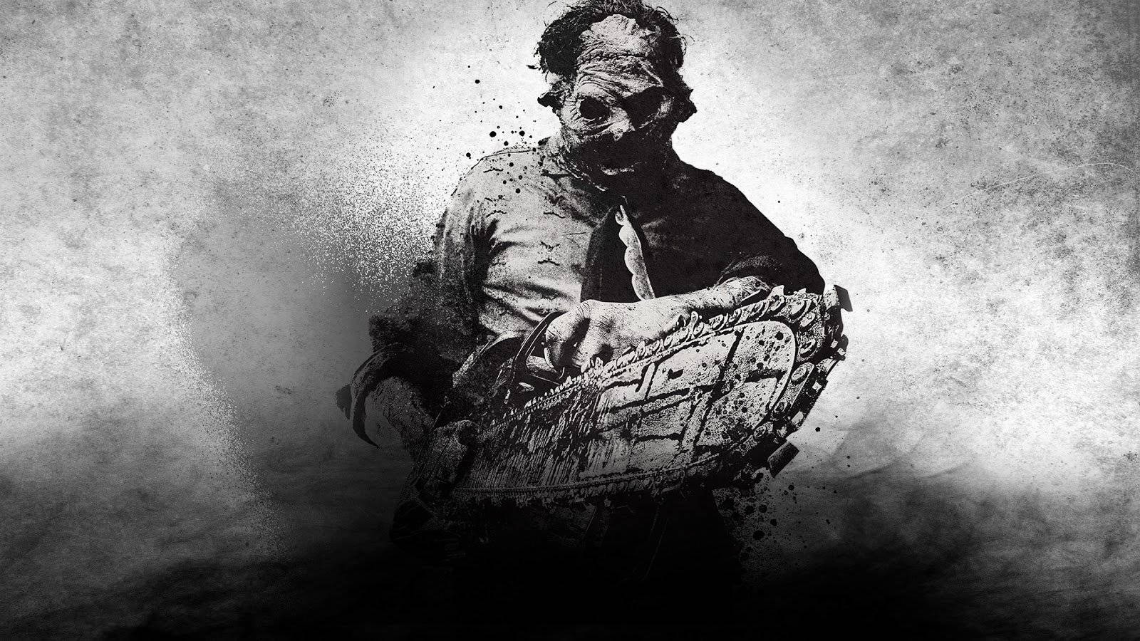 The Horrifying Look Of Leatherface In The Texas Chainsaw Massacre Background