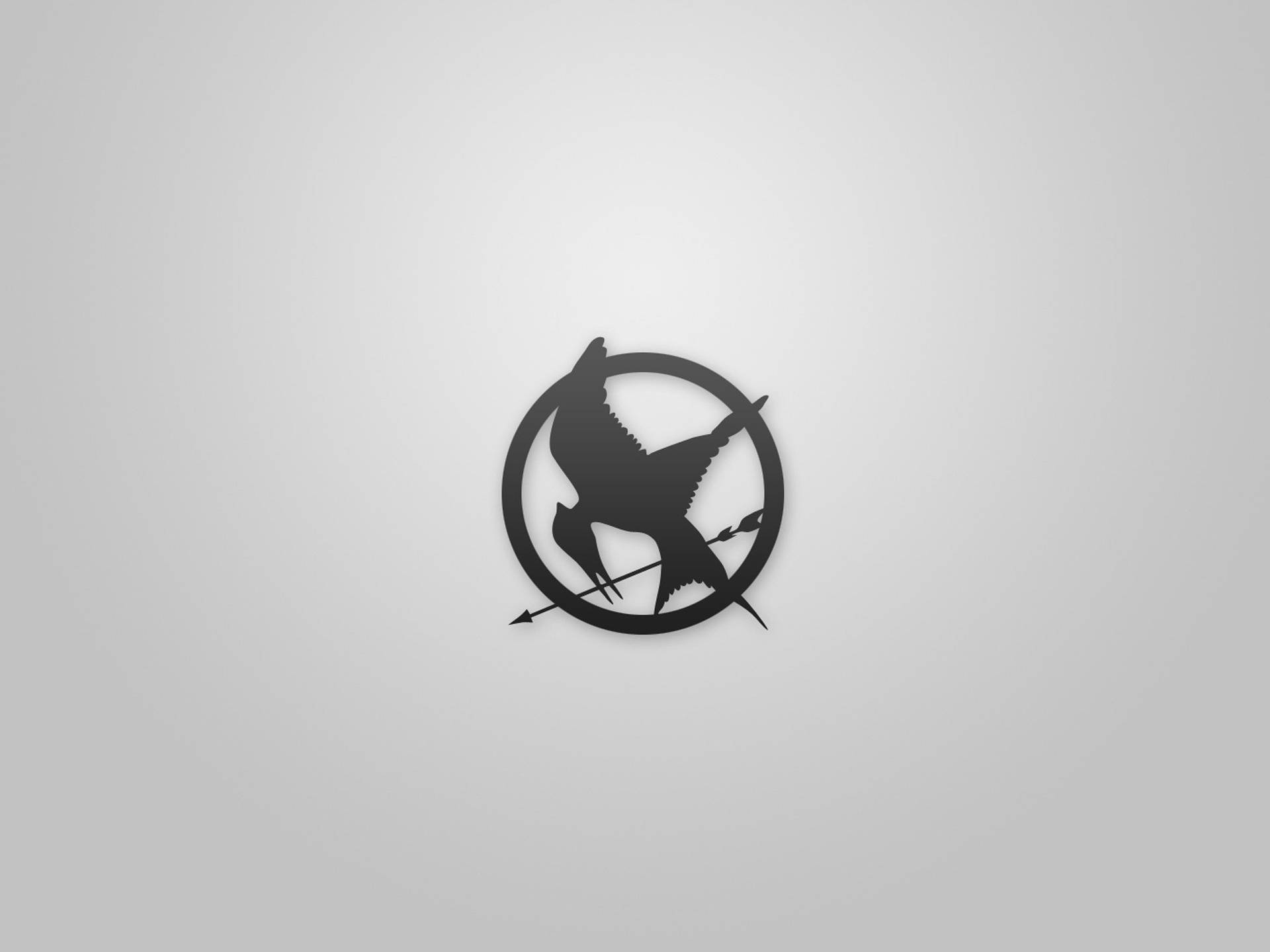 The Hunger Games Black Logo Background