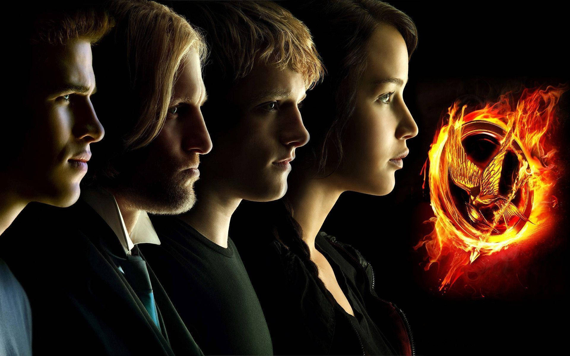 The Hunger Games Group Photo Background