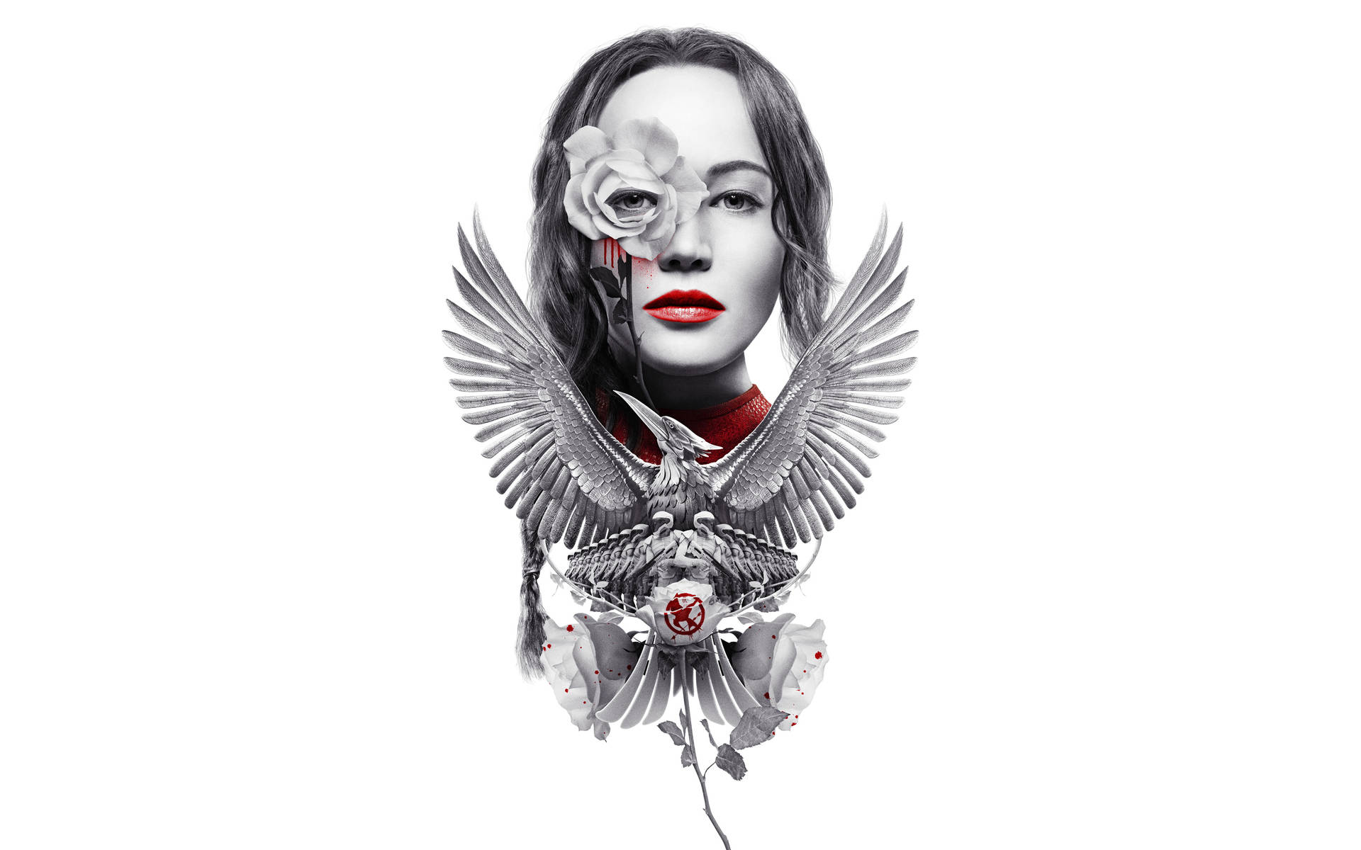 The Hunger Games Katniss Illustration Background