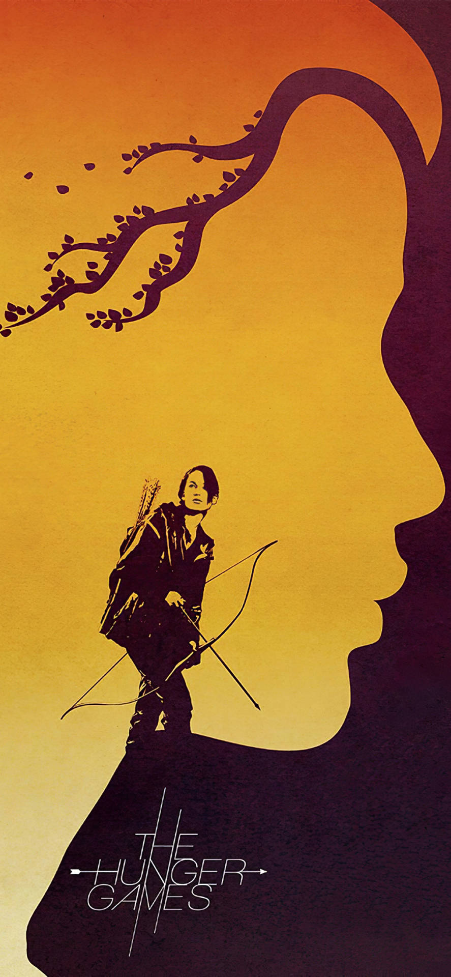 The Hunger Games Katniss Vector Art Background