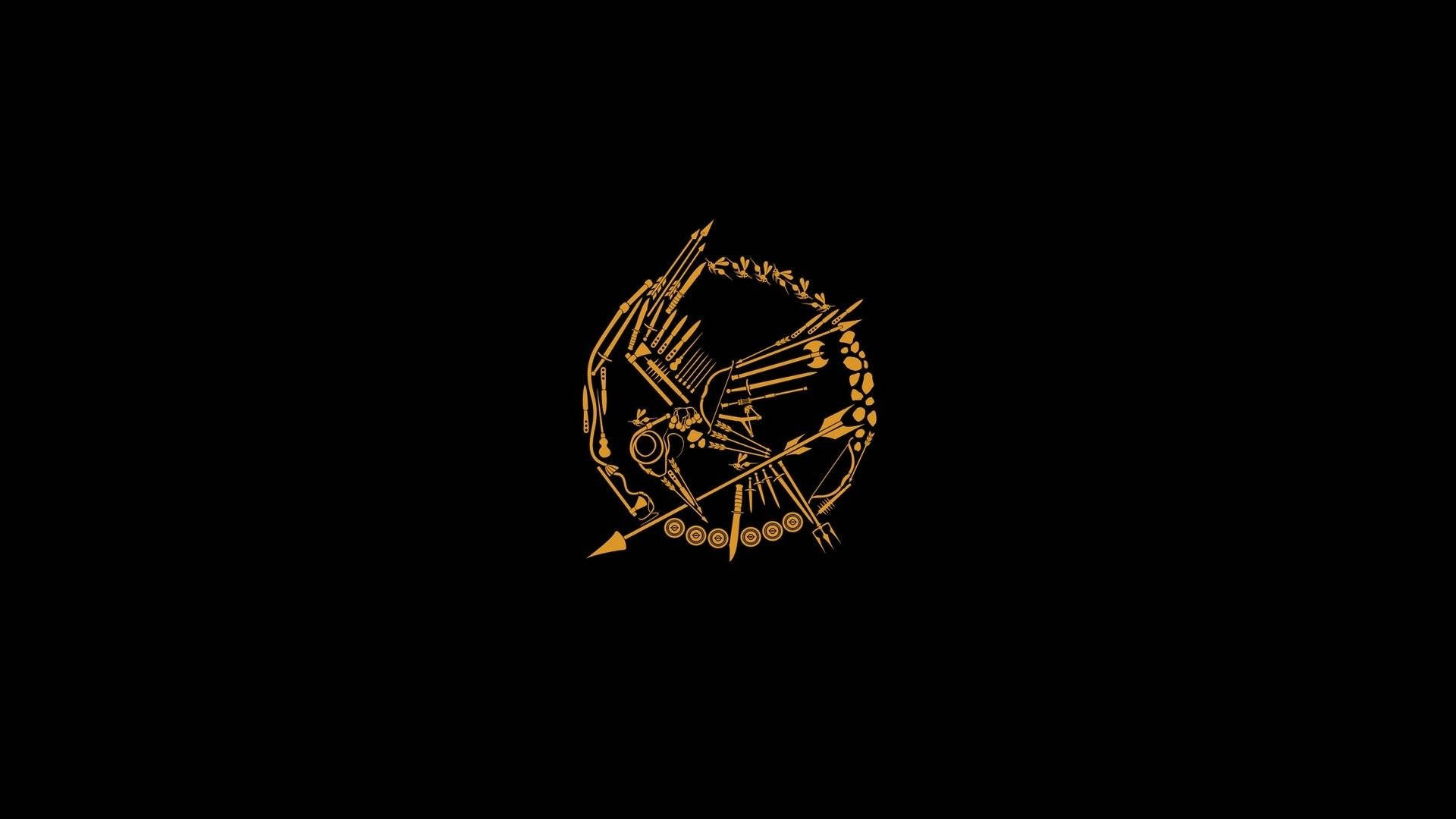 The Hunger Games Mockingjay Logo Art Background