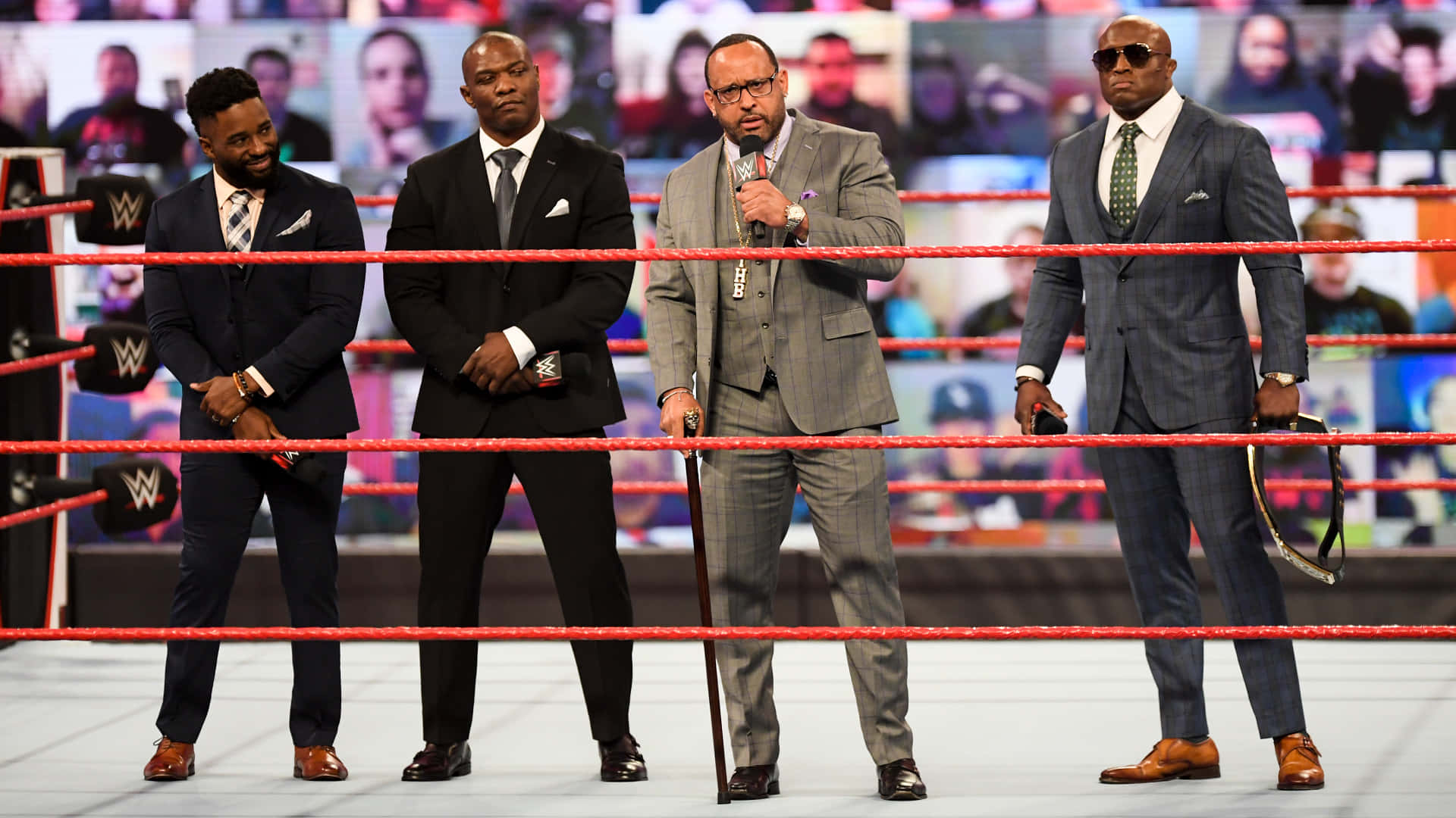 The Hurt Business With Cedric Alexander In Boxing Ring Background