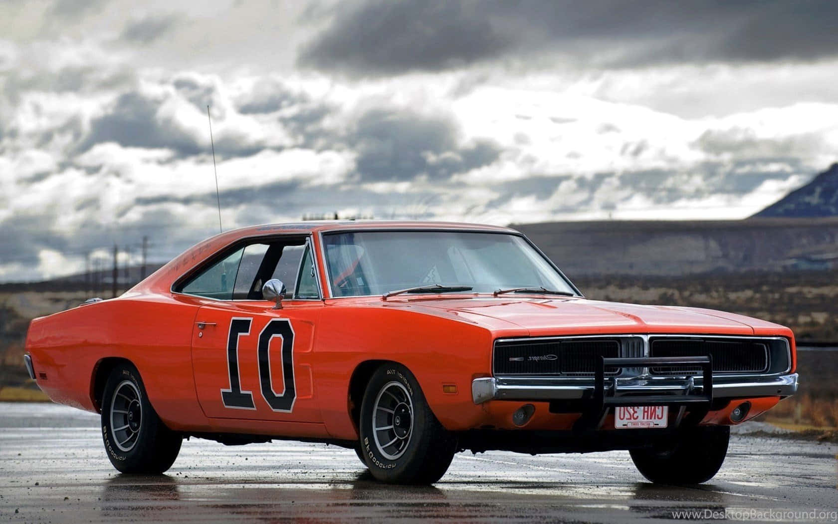 The Iconic 1969 Dodge Charger General Lee Background