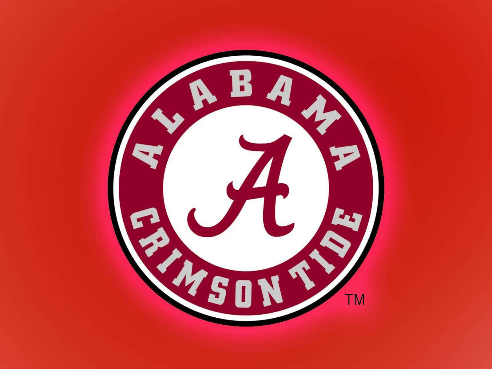 The Iconic Alabama Crimson Tide Football Logo Background