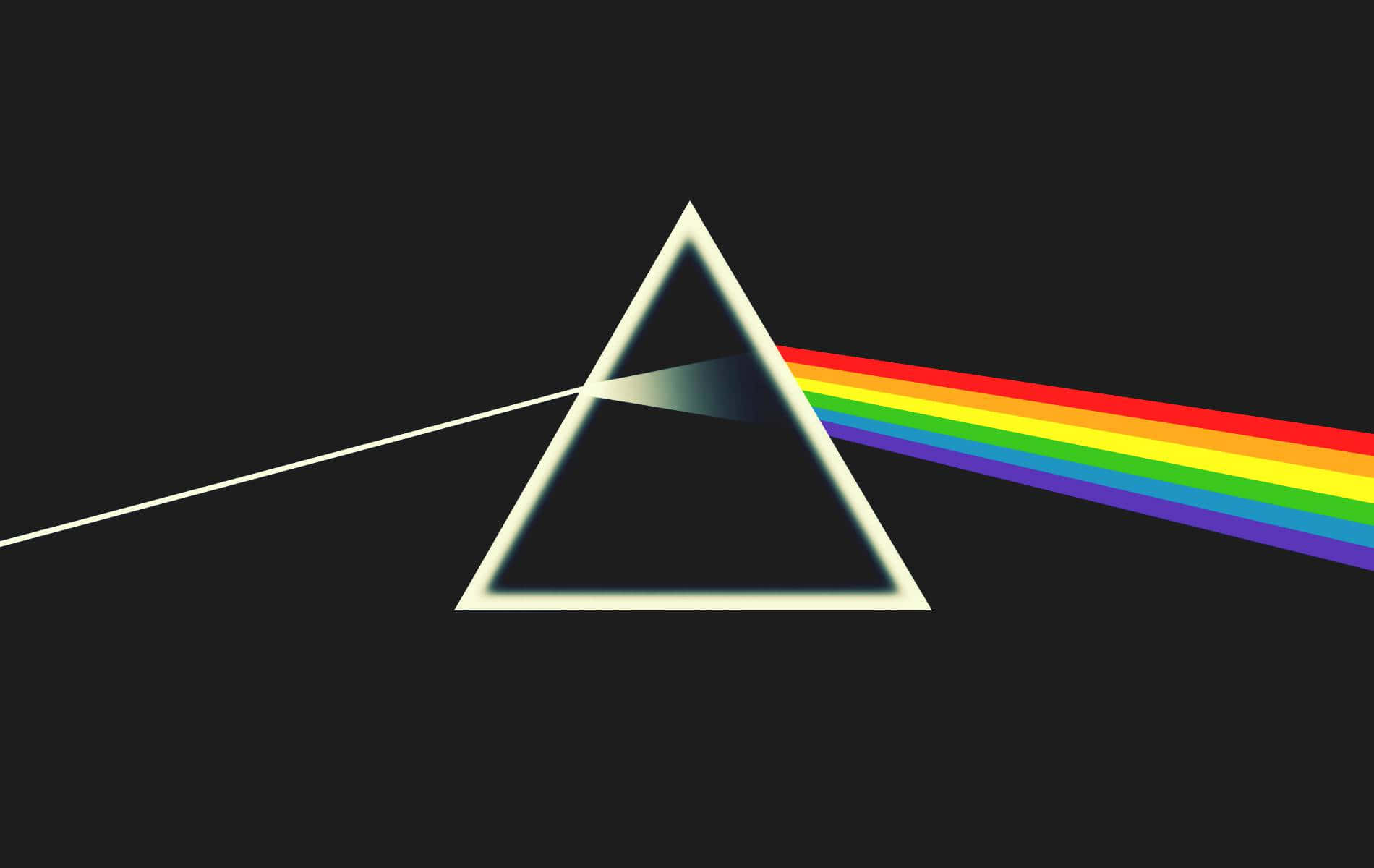 The Iconic Album Artwork For Pink Floyd's Classic Lp, Dark Side Of The Moon