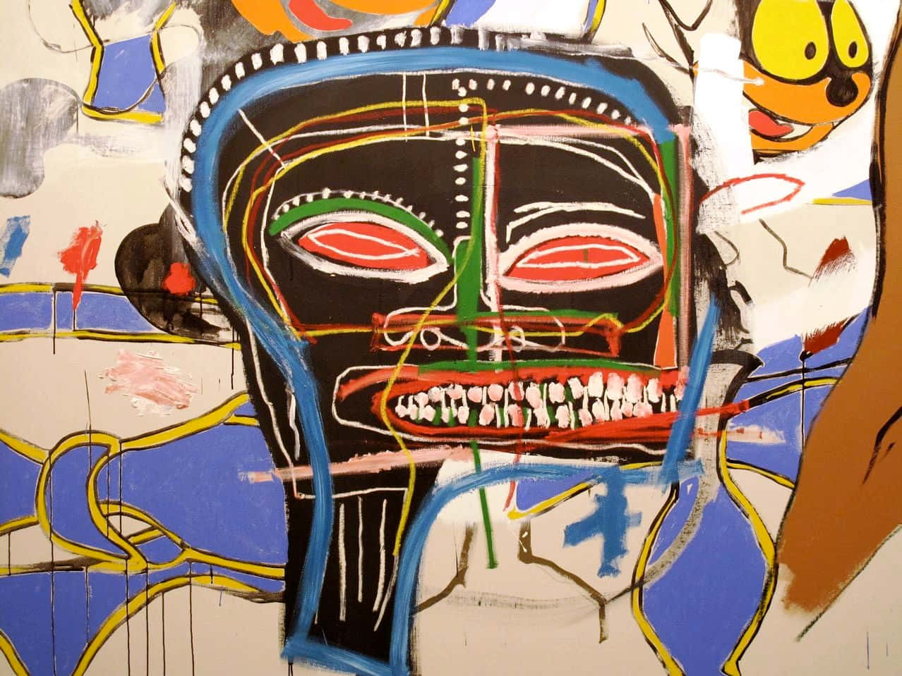 The Iconic Artwork Of Jean-michel Basquiat Background