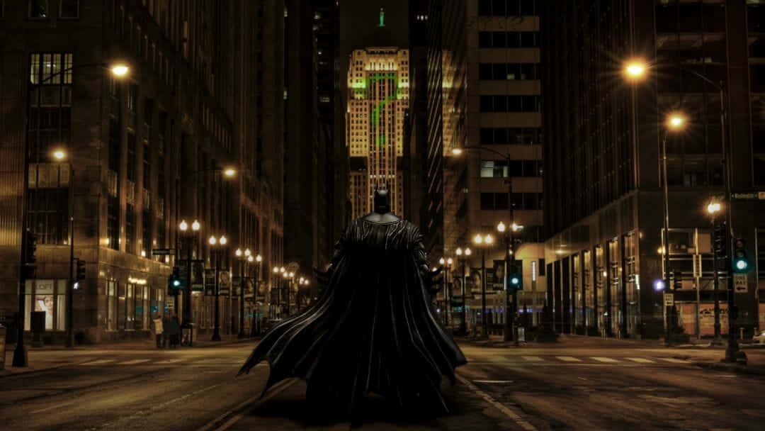 The Iconic Batman City - Home Of Crime Fighting And Justice Background