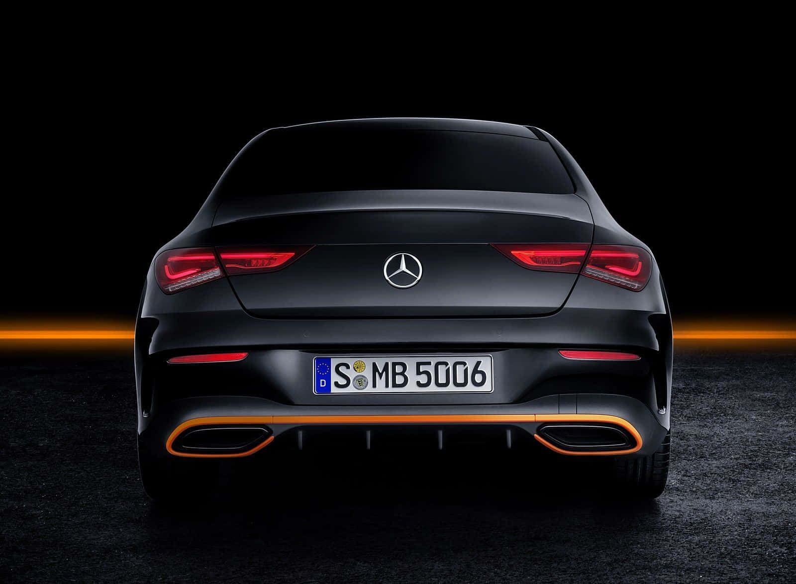 The Iconic Black Mercedes Background
