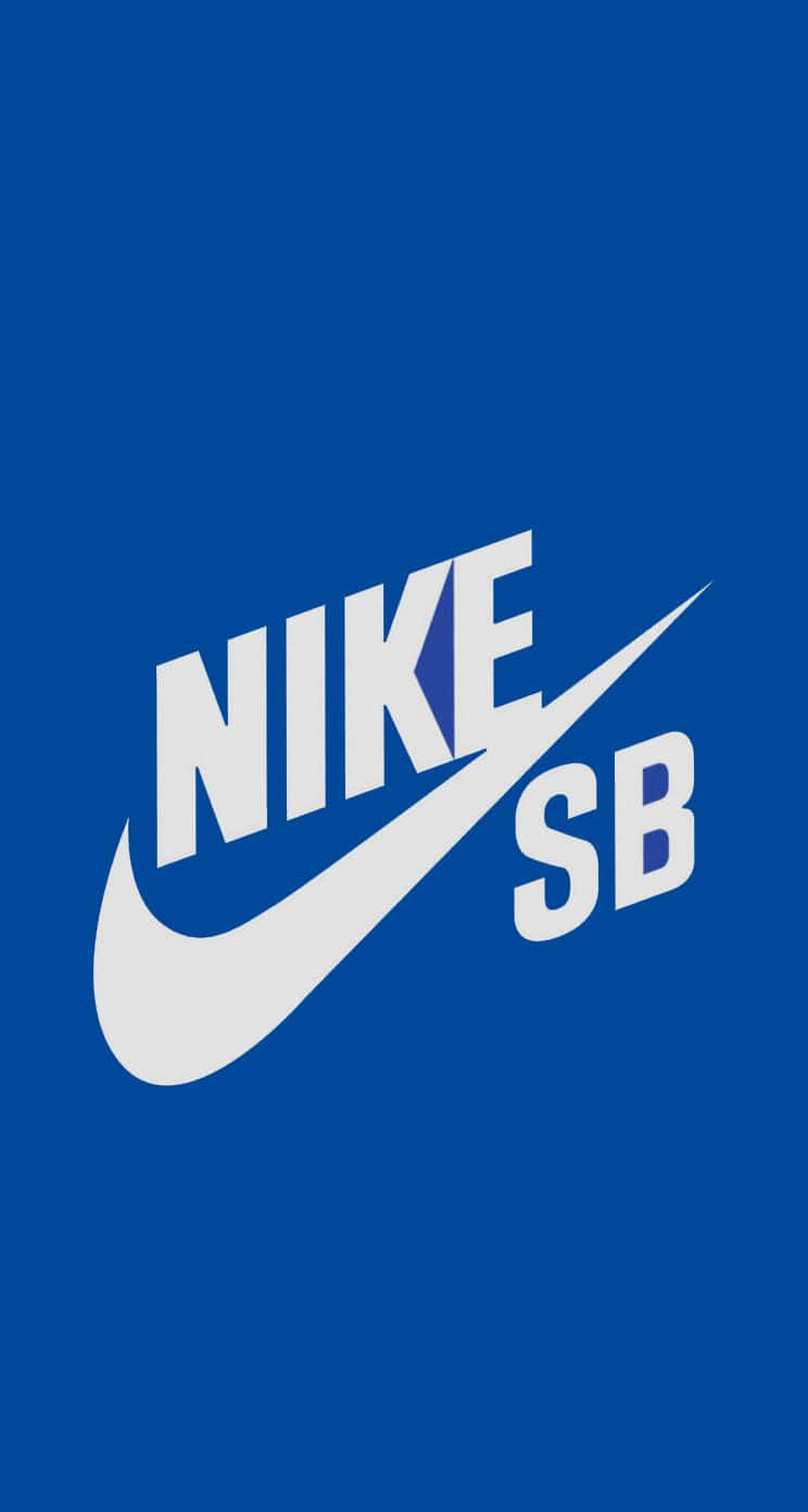The Iconic Blue Nike Logo. Background