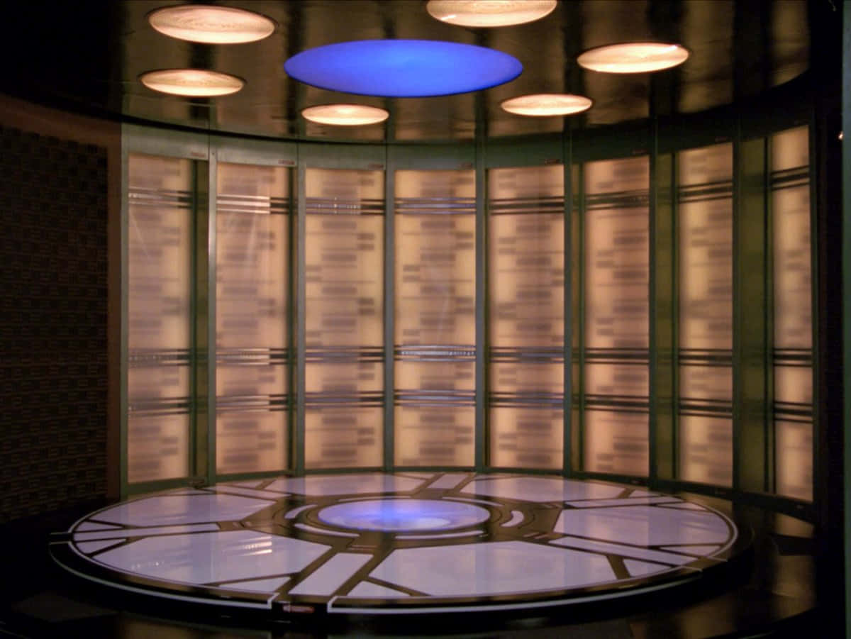 The Iconic Bridge Of The Starship Enterprise Background