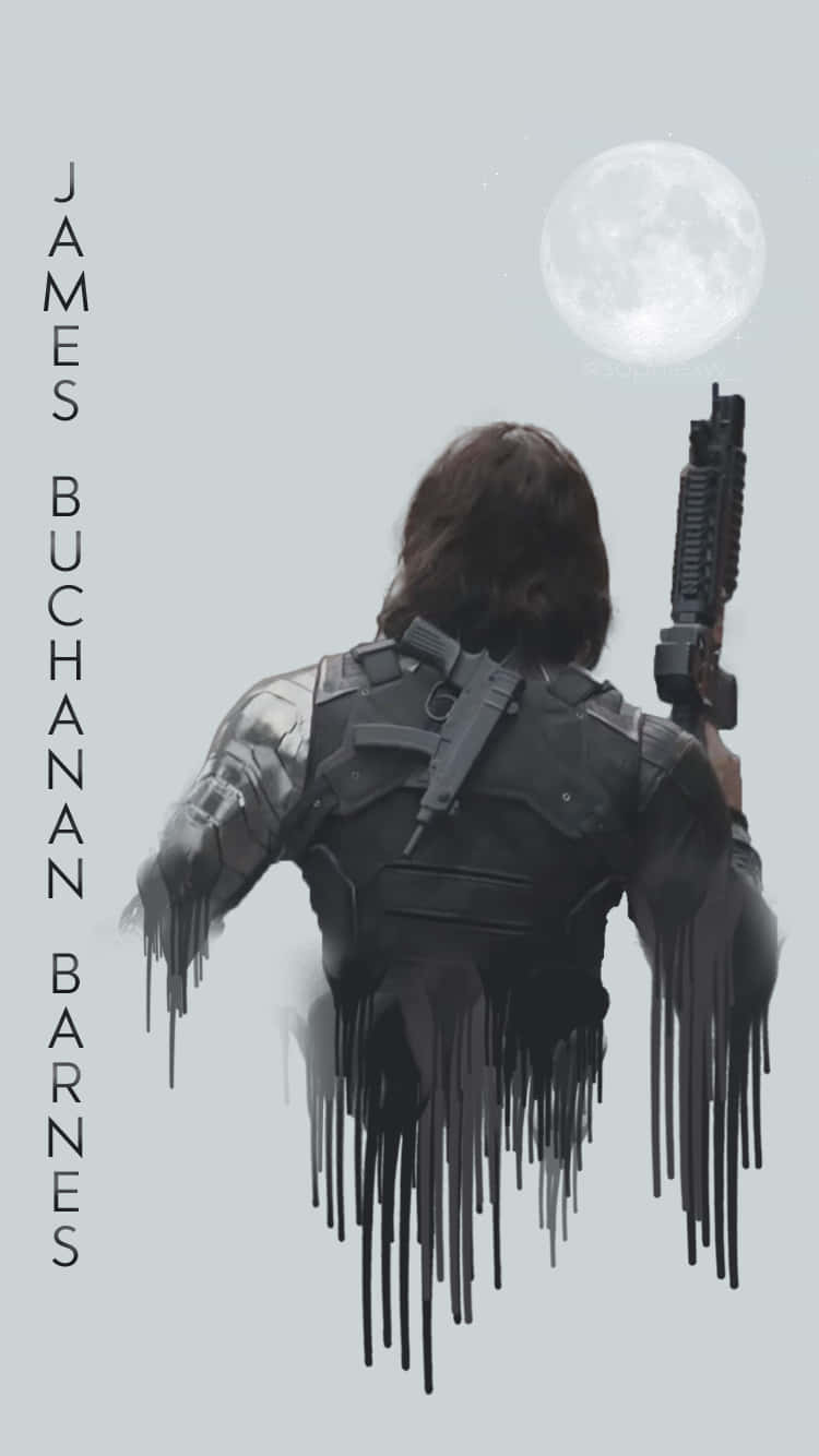The Iconic Bucky Barnes Iphone, The Perfect Companion For Your Adventures. Background