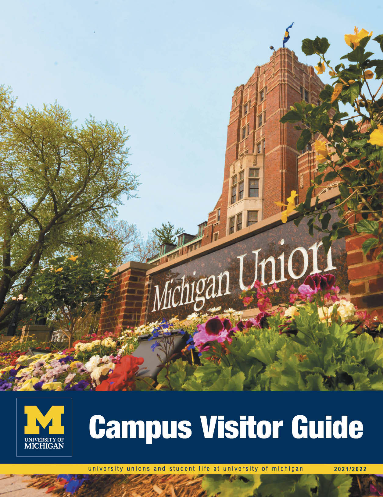 The Iconic Burton Tower At University Of Michigan-ann Arbor Against A Twilight Sky Background