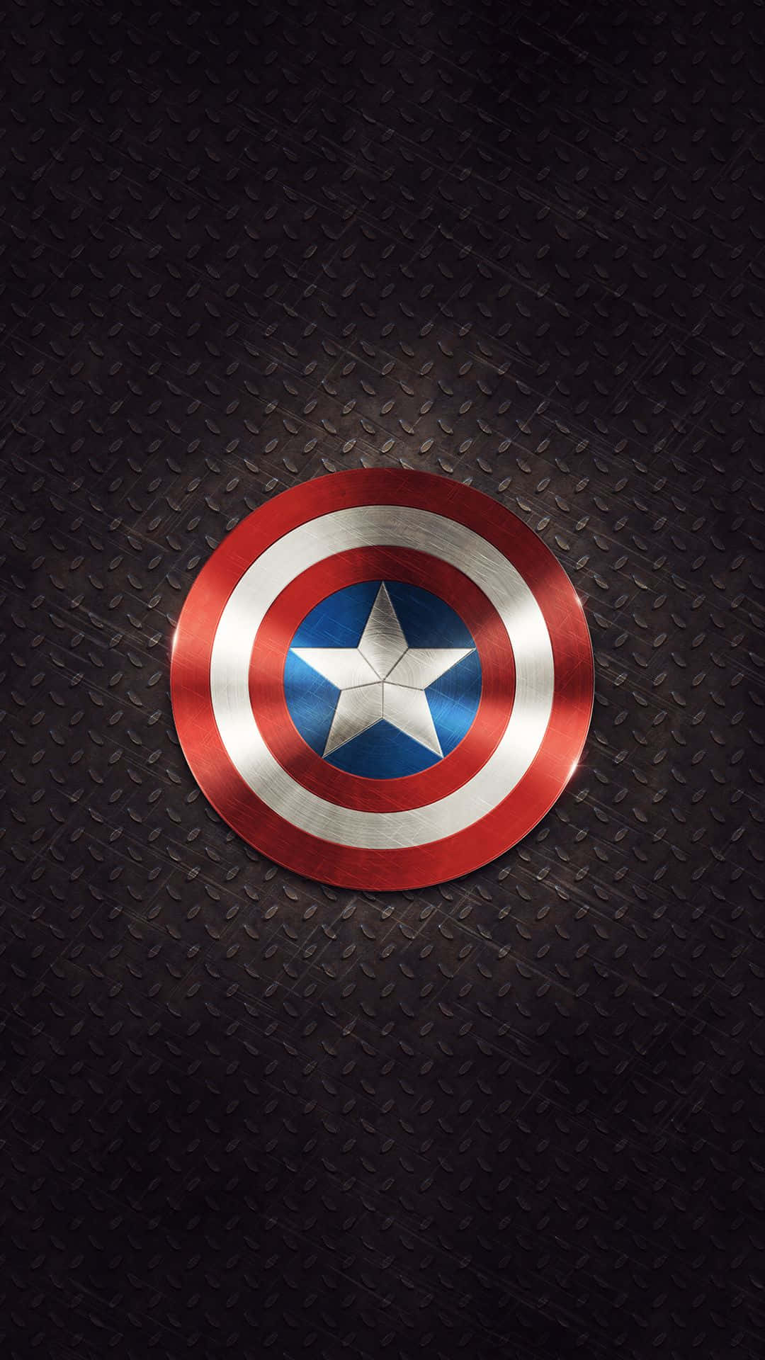The Iconic Captain America Logo Background
