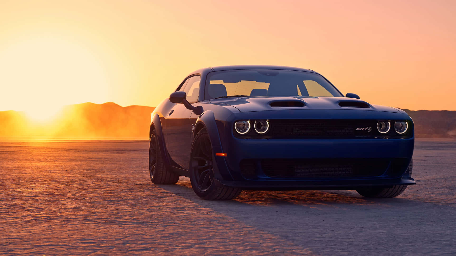 The Iconic Dodge Challenger 4k Background