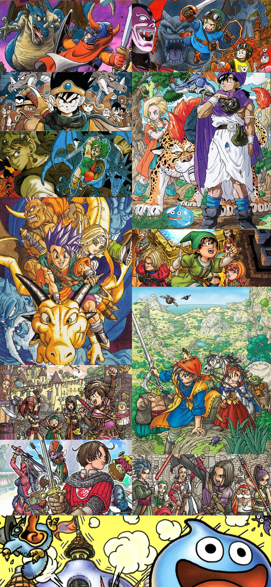 The Iconic Dragon Quest Game Now Playable On Iphone Background