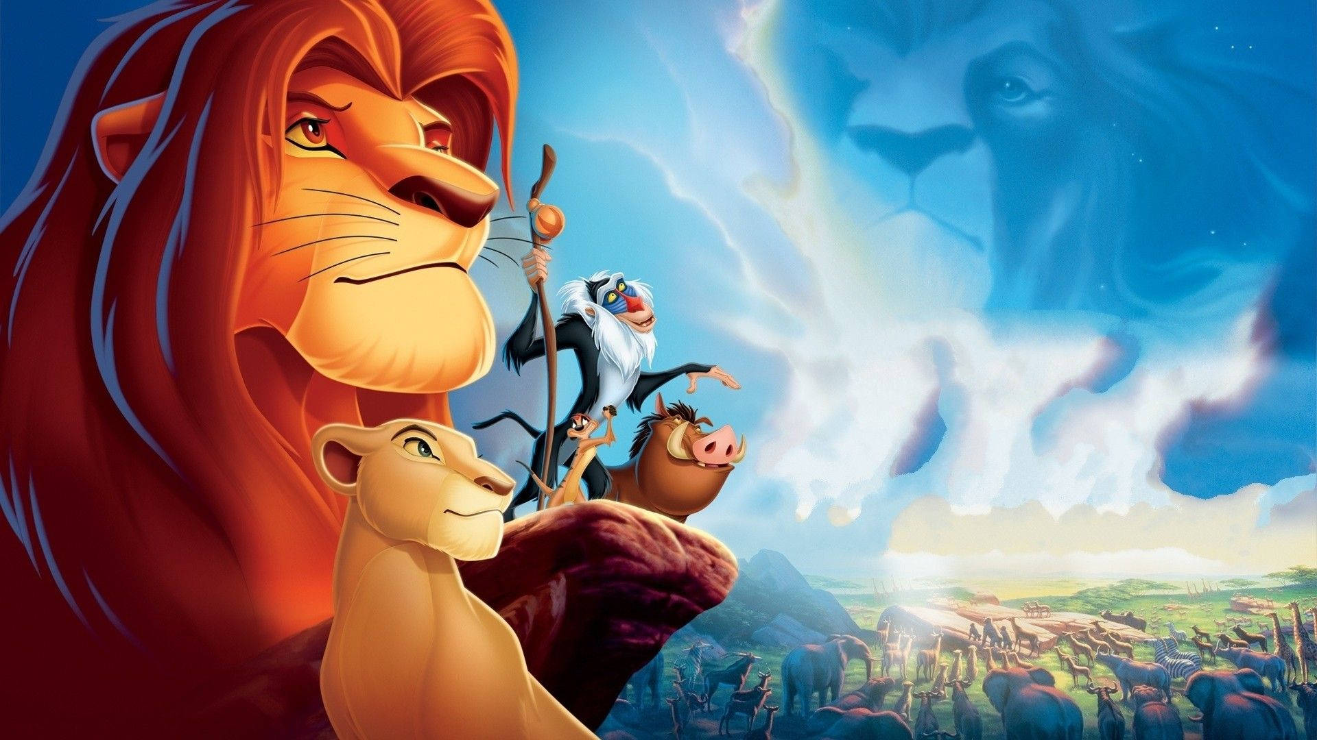 The Iconic Gang Of Disney's Lion King Background