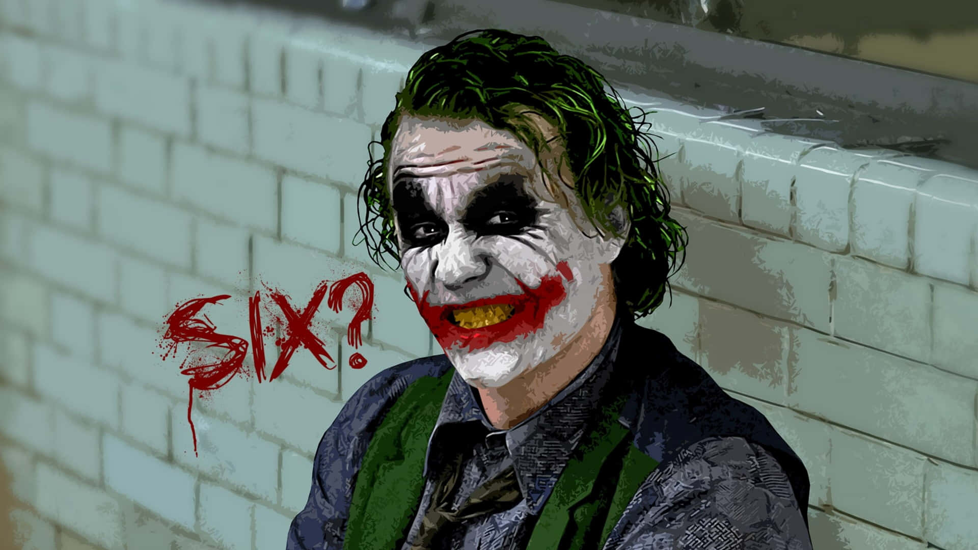 The Iconic Joker From Christopher Nolan's The Dark Knight In 4k Ultra Hd Background
