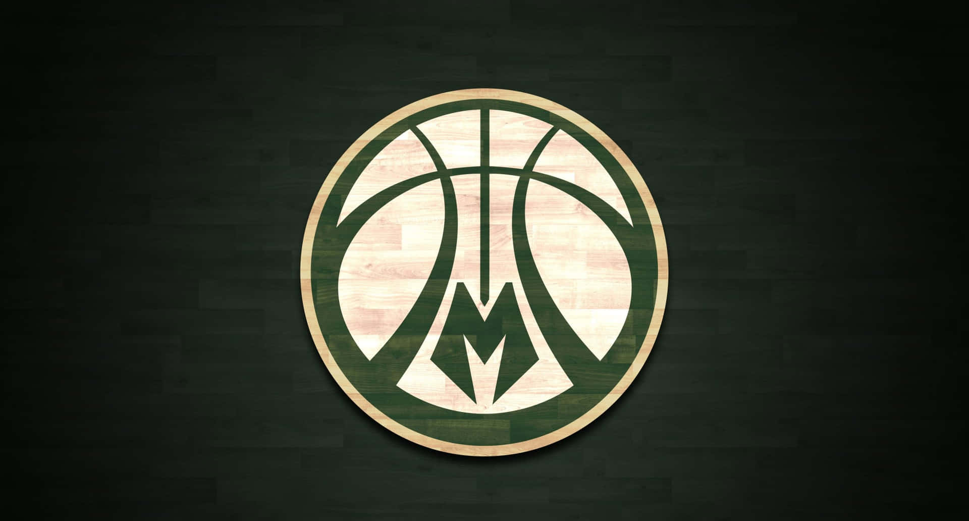 The Iconic Logo Of The Milwaukee Bucks Nba Basketball Team. Background