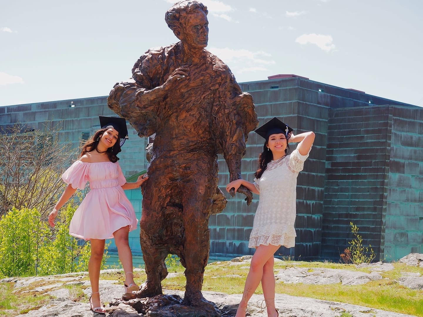 The Iconic Louis Brandeis Statue At Brandeis University.