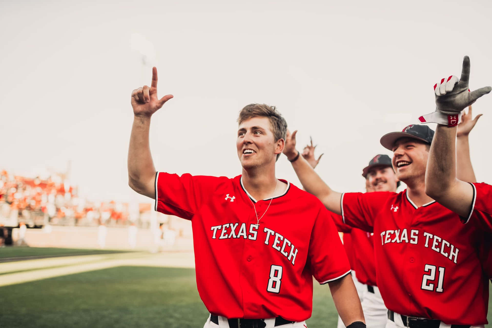 The Iconic Mask Of The Texas Tech Raider Background