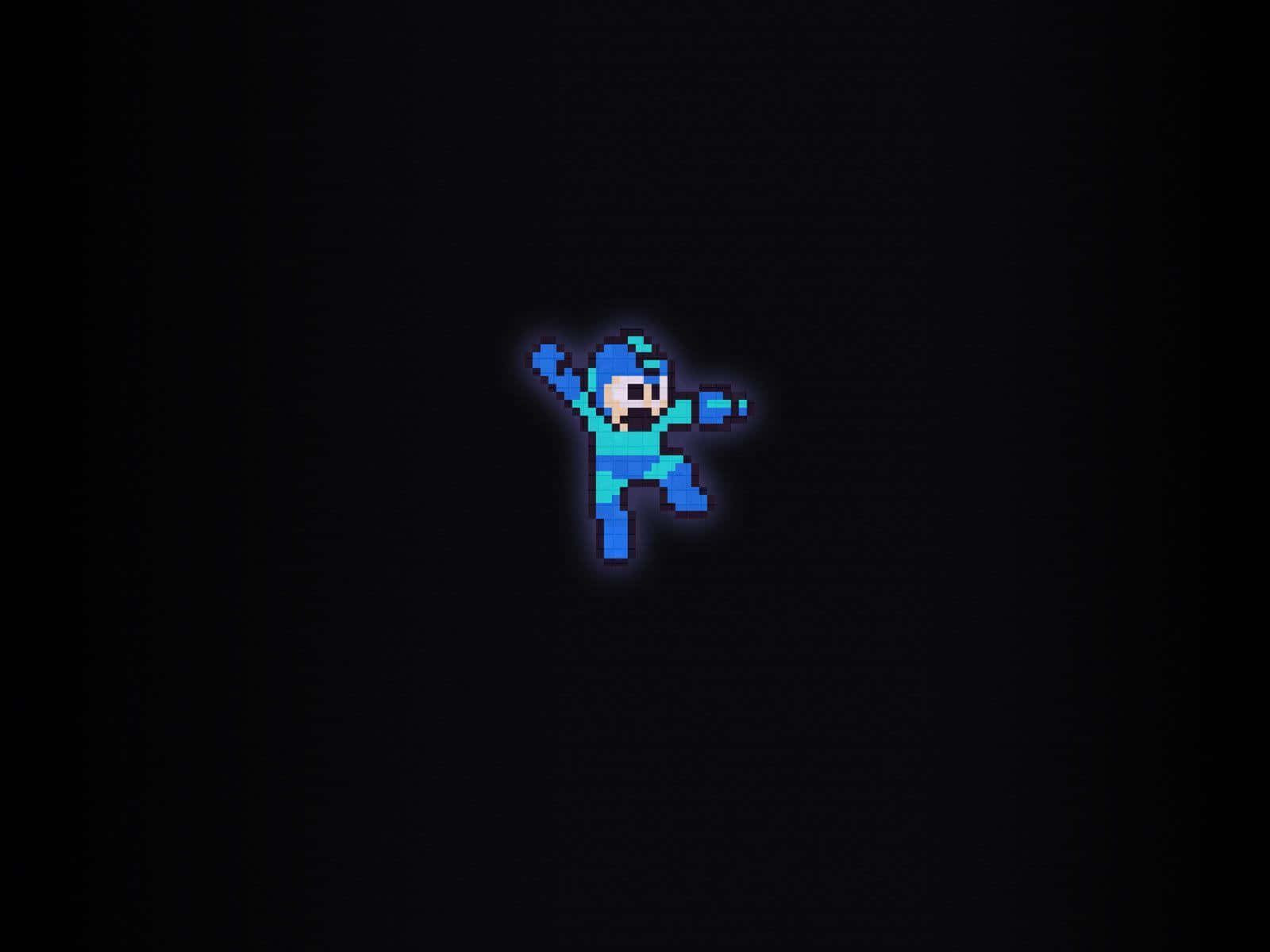 The Iconic Mega Man Traverses Difficult Levels In His Never-ending Quest To Save The World. Background