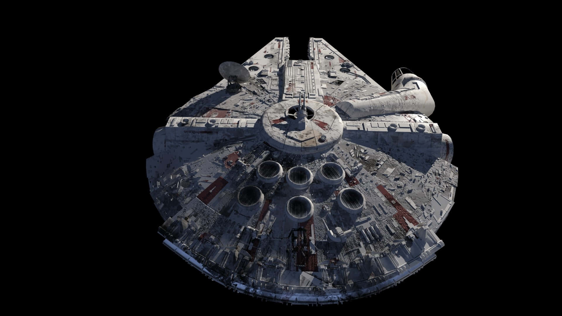 The Iconic Millenium Falcon, Star Wars' Most Famous Ship Background