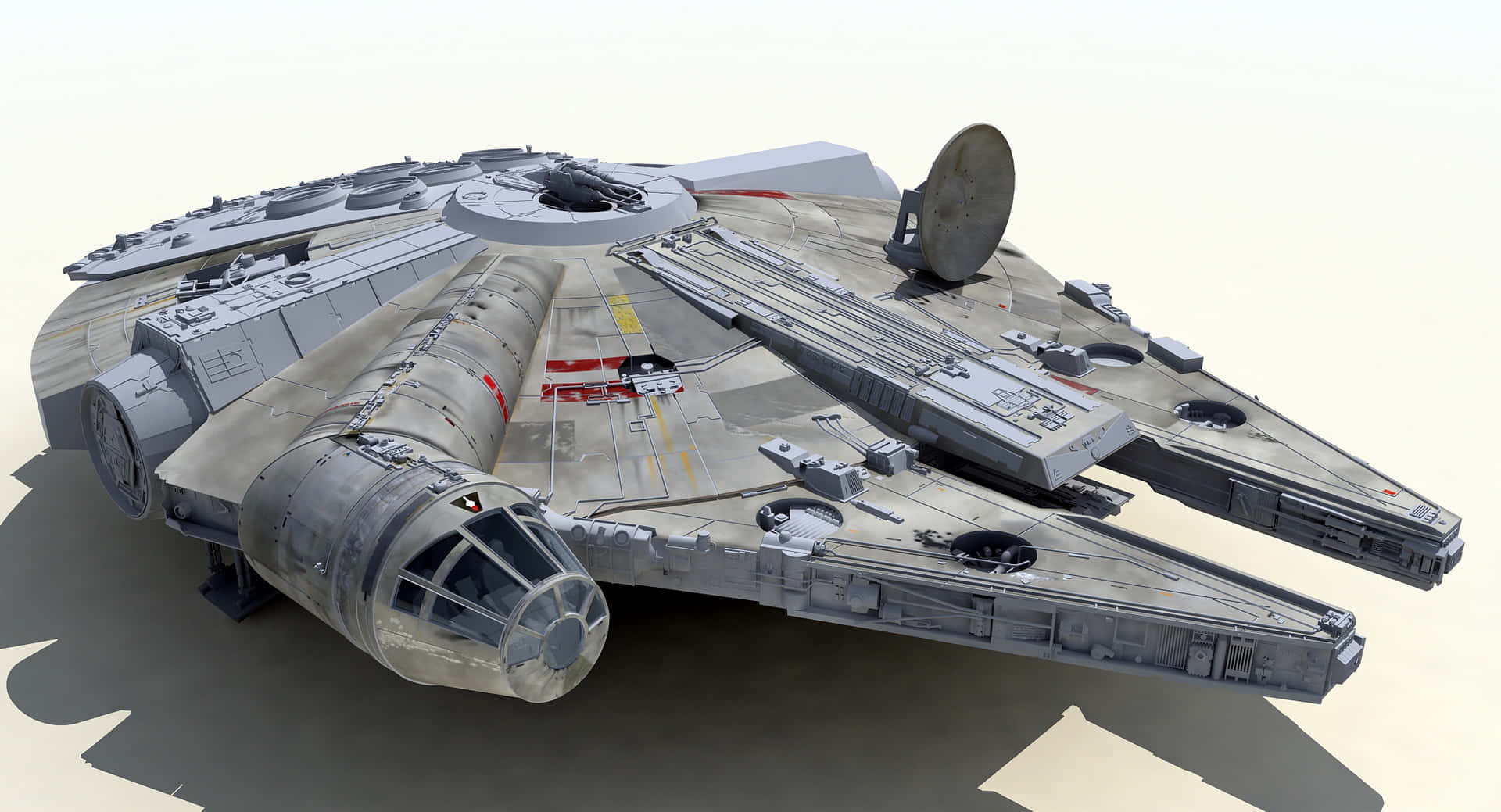 The Iconic Millennium Falcon Of The Star Wars Universe Background