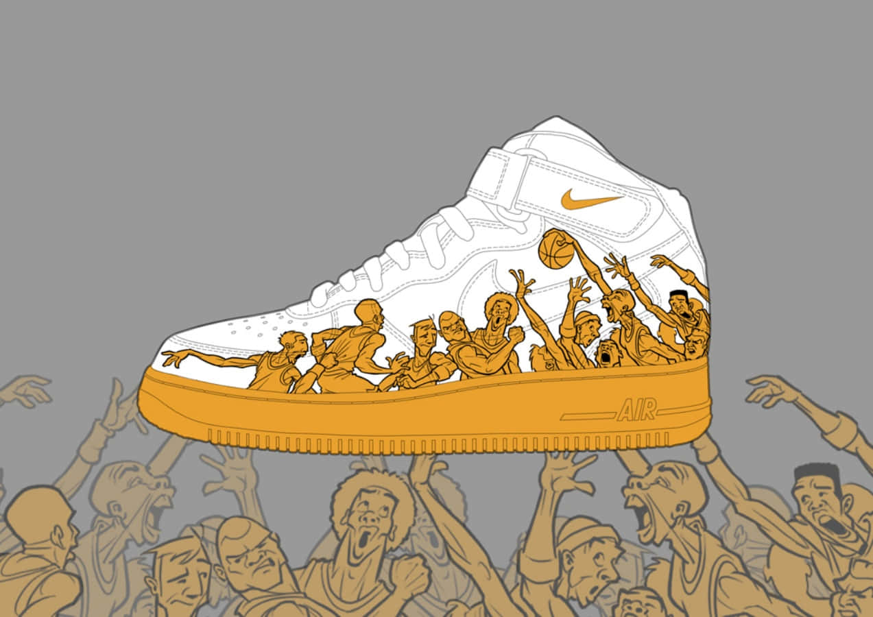 The Iconic Nike Air Force 1 Background