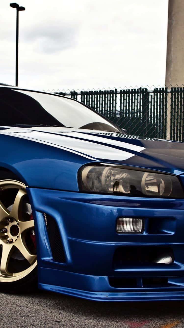 The Iconic Nissan Skyline Iphone Background