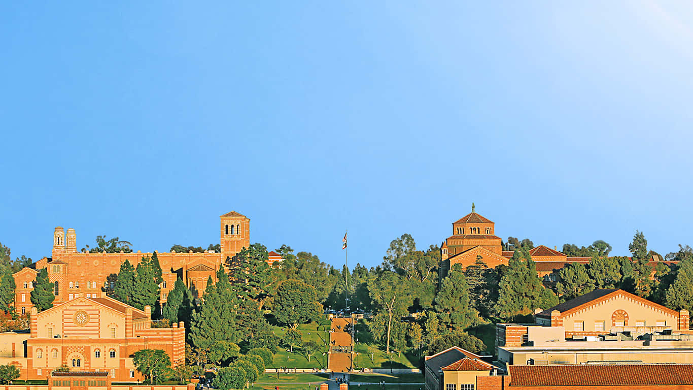 The Iconic North Campus Of Ucla Background