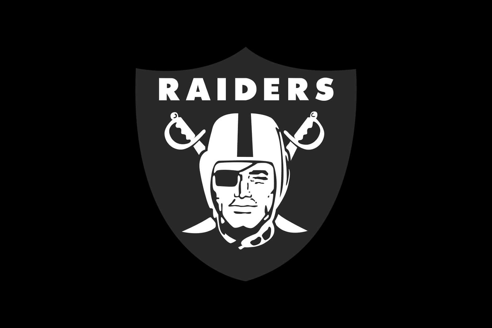 The Iconic Oakland Raiders Logo, Representing The Team Of The Nation