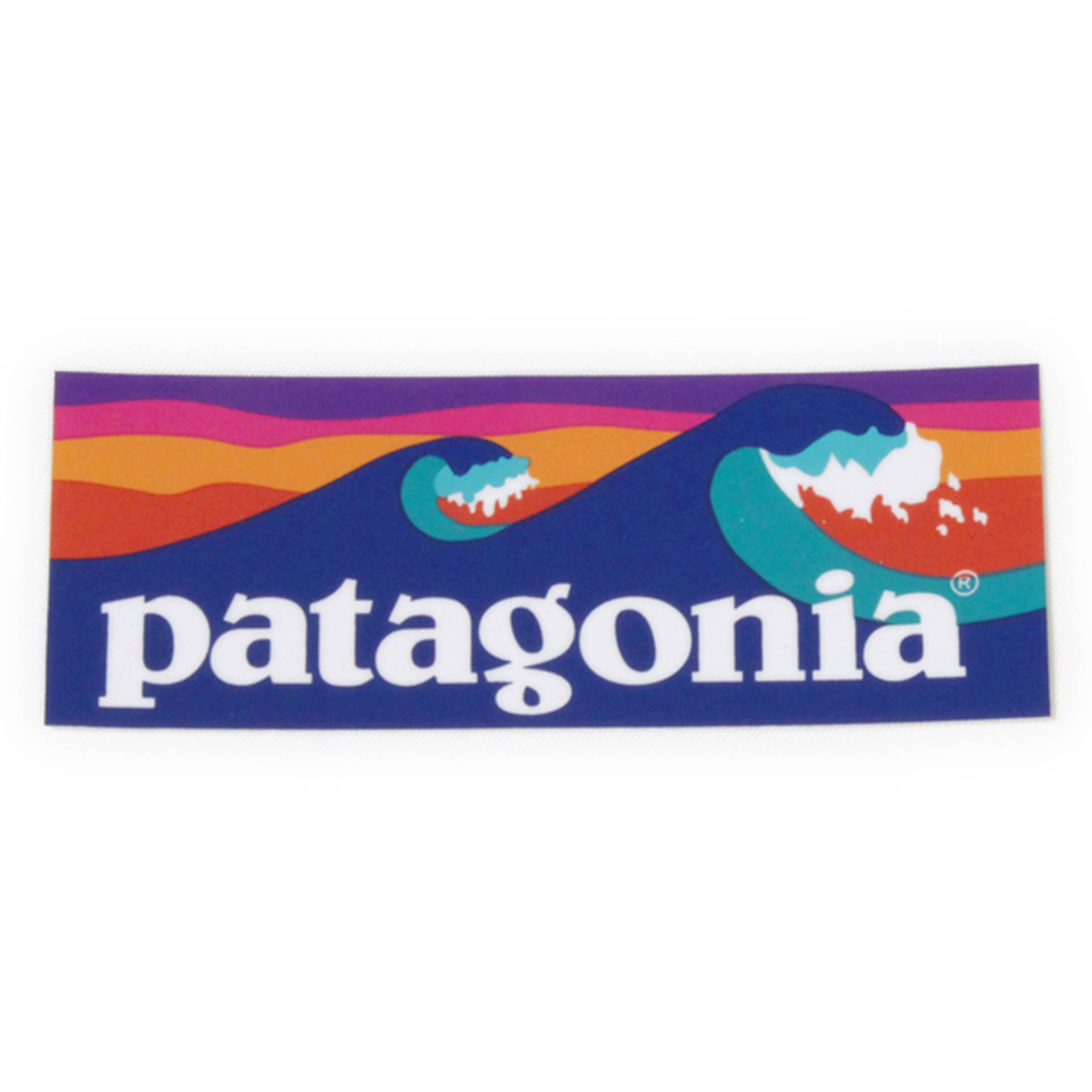The Iconic Patagonia Logo Over Stunning Mountain Backdrop Background